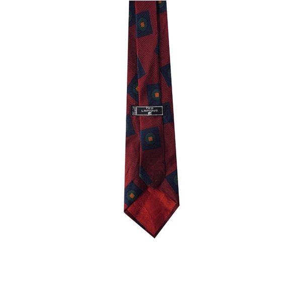 Ted Lapidus Geometric Pattern Necktie - Picture 2 of 2